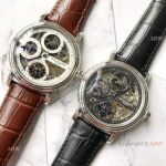 2019 Patek Philippe Skeleton Replica Watch with Moonphase
